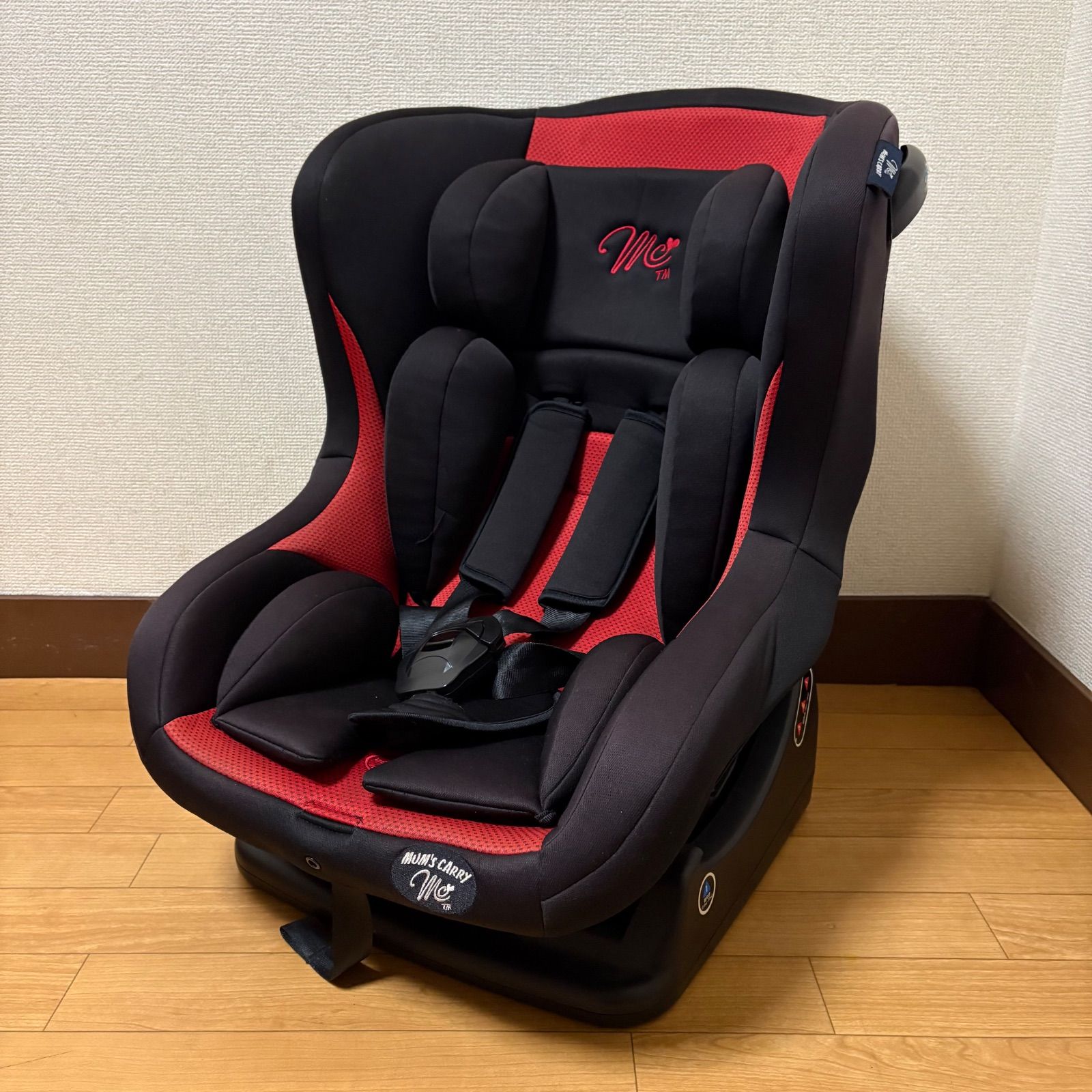美品 マムズキャリーMC レジェ チャイルドシート LB−363 レッド マムズキャリーMC レジェ チャイルドシート LB−363 レッド