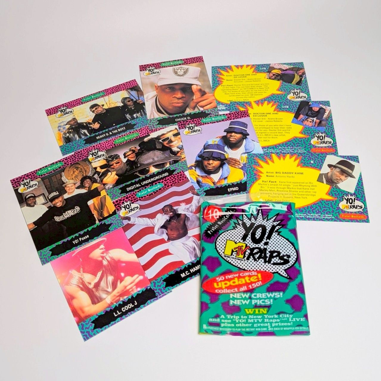 ☆送料無料！☆ 1991年製 【 YO! MTV RAPS SERIES 2 】トレーディング