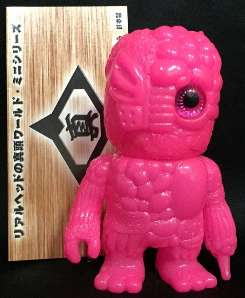 REALHEAD 真頭ワールド・ミニシリーズ ミュータントカオス(蛍光ピンク成型) 9cm