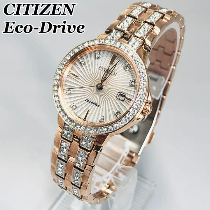 SALE】 シチズン スワロフスキー エコドライブ CITIZEN レディース時計