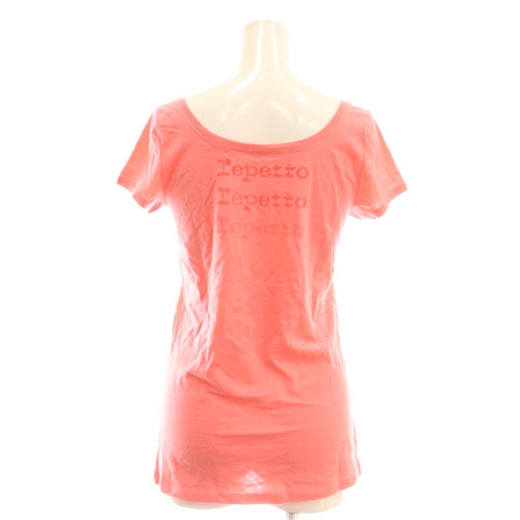 レペット Repetto Tシャツ カットソー ロゴ 半袖 M ピンク /CX