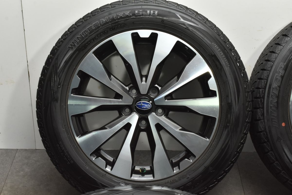 交換用に】スバル BS9 レガシィアウトバック 純正 18in 7J +55 PCD114 