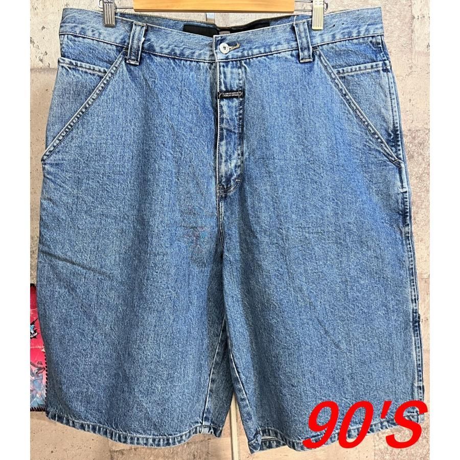 90s marithe francois girbaud バギー ハーフパンツ マリテフランソワジルボー 90'S-00'S 極太 バギー デニム ハーフパンツ