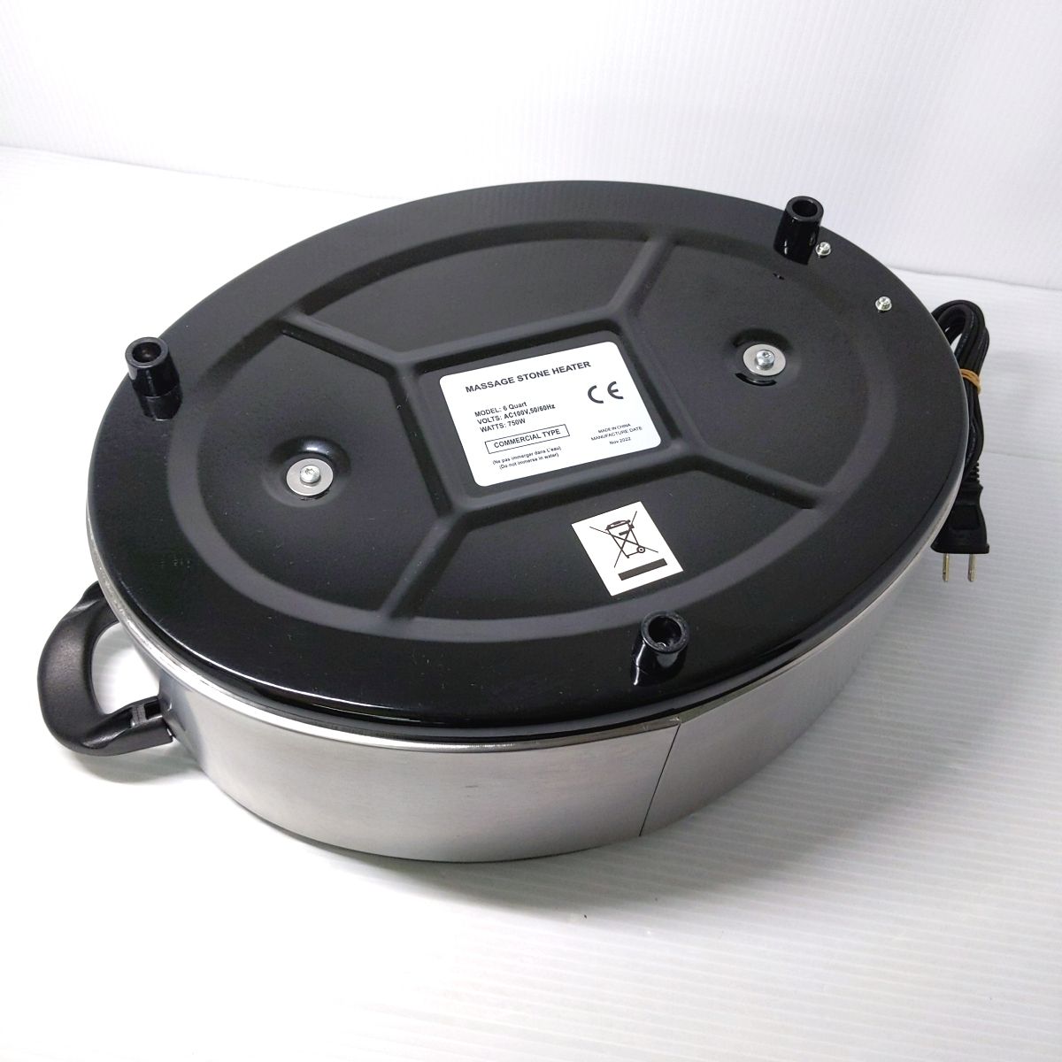 【中古品】6Quart Stone Heater ストーンウォーマー マッサージヒーター〇YR-51768〇