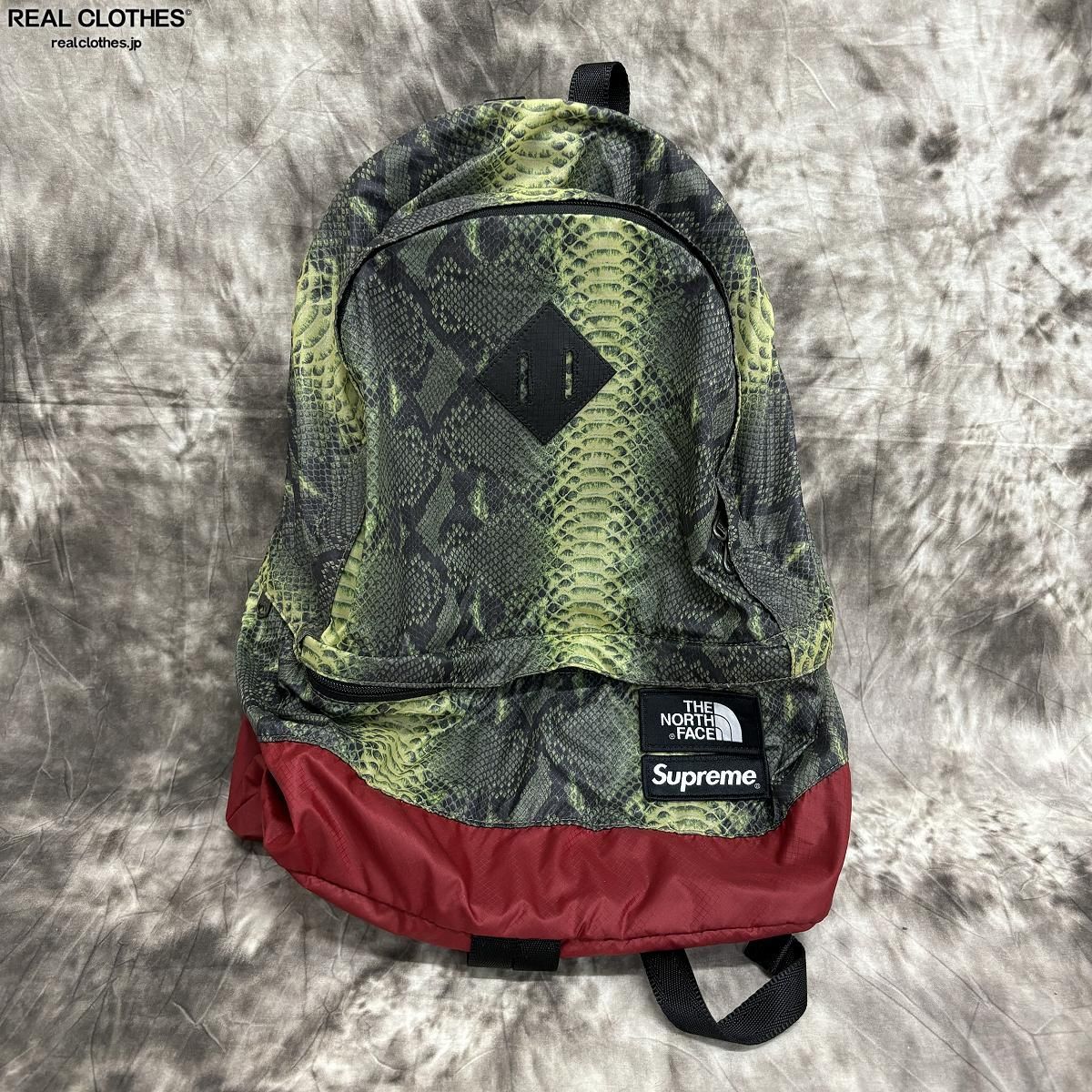 Supreme×THE NORTH FACE/シュプリーム×ノースフェイス【18SS】Snakeskin Lightweight Day Pack Backpack/バックパック