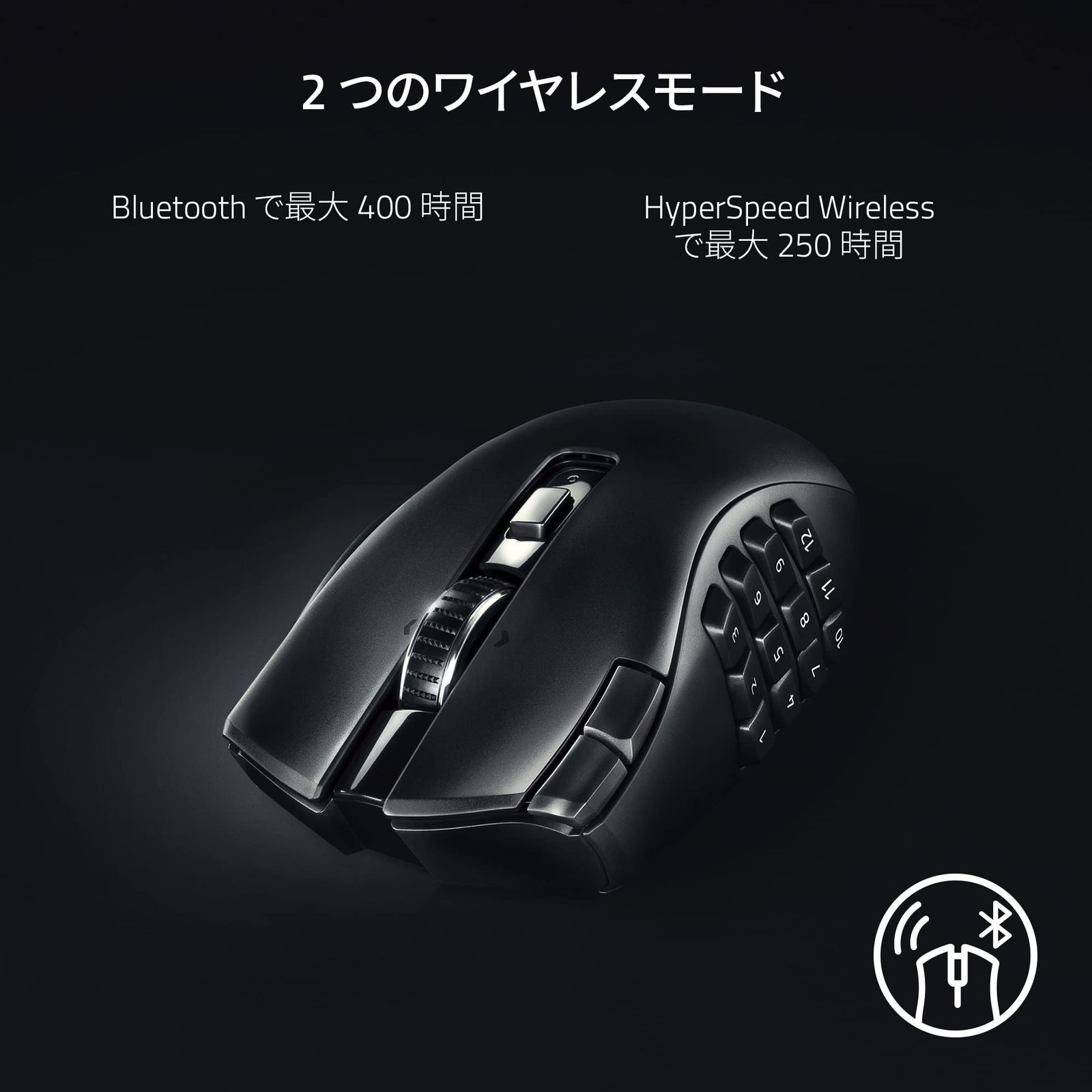 買っ た Razer Naga V2 Hyperspeed ワイヤレスゲーミングマウス