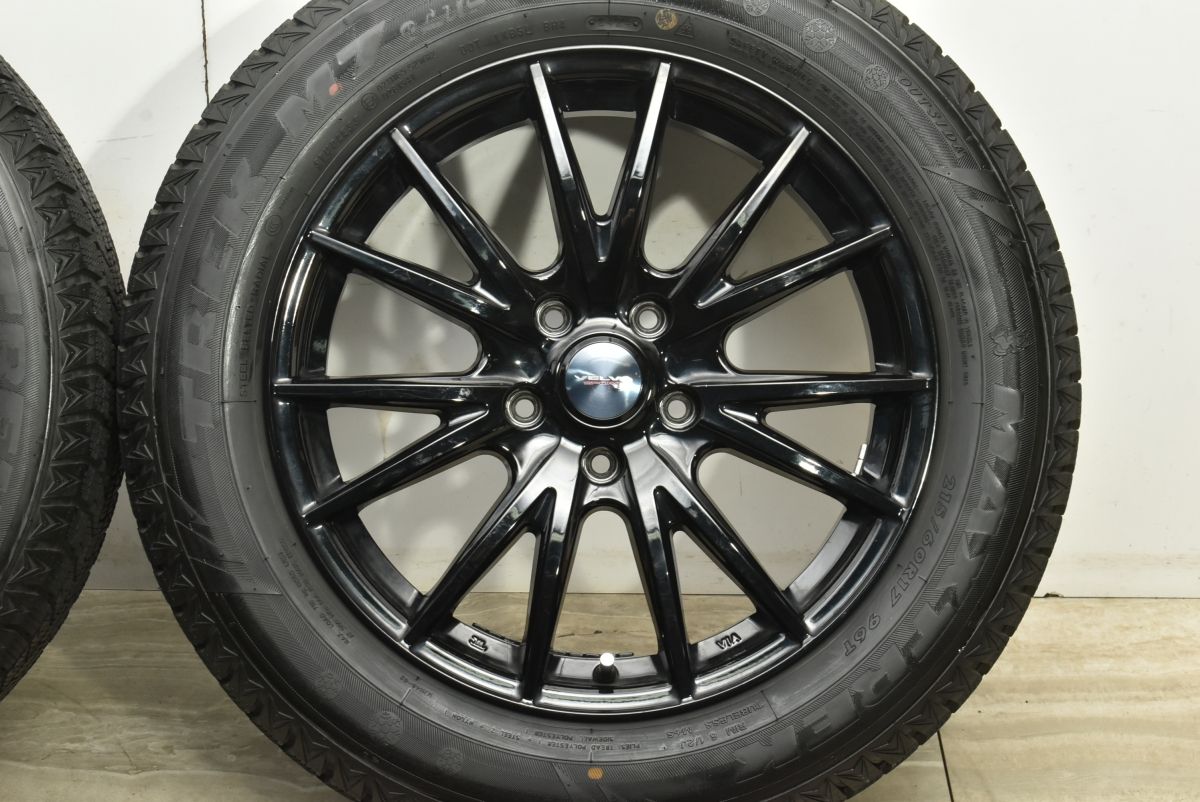 ファッショナブルな 製 バリ溝 ヴェルヴァ 17in 7J 47 PCD114.3 マックストレック トレック M7プラス 215 60R17 C-HR カローラクロス オデッセイ