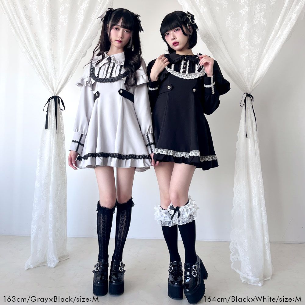 夢展望公式 [新品未使用] ケープヨーク十字架ワンピース [グレー