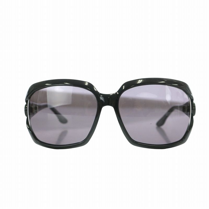 グッチ GUCCI サングラス 眼鏡 めがね ビッグフレーム レンズ GGロゴ 62□16-115 黒 ブラック GY18 |MQ OH