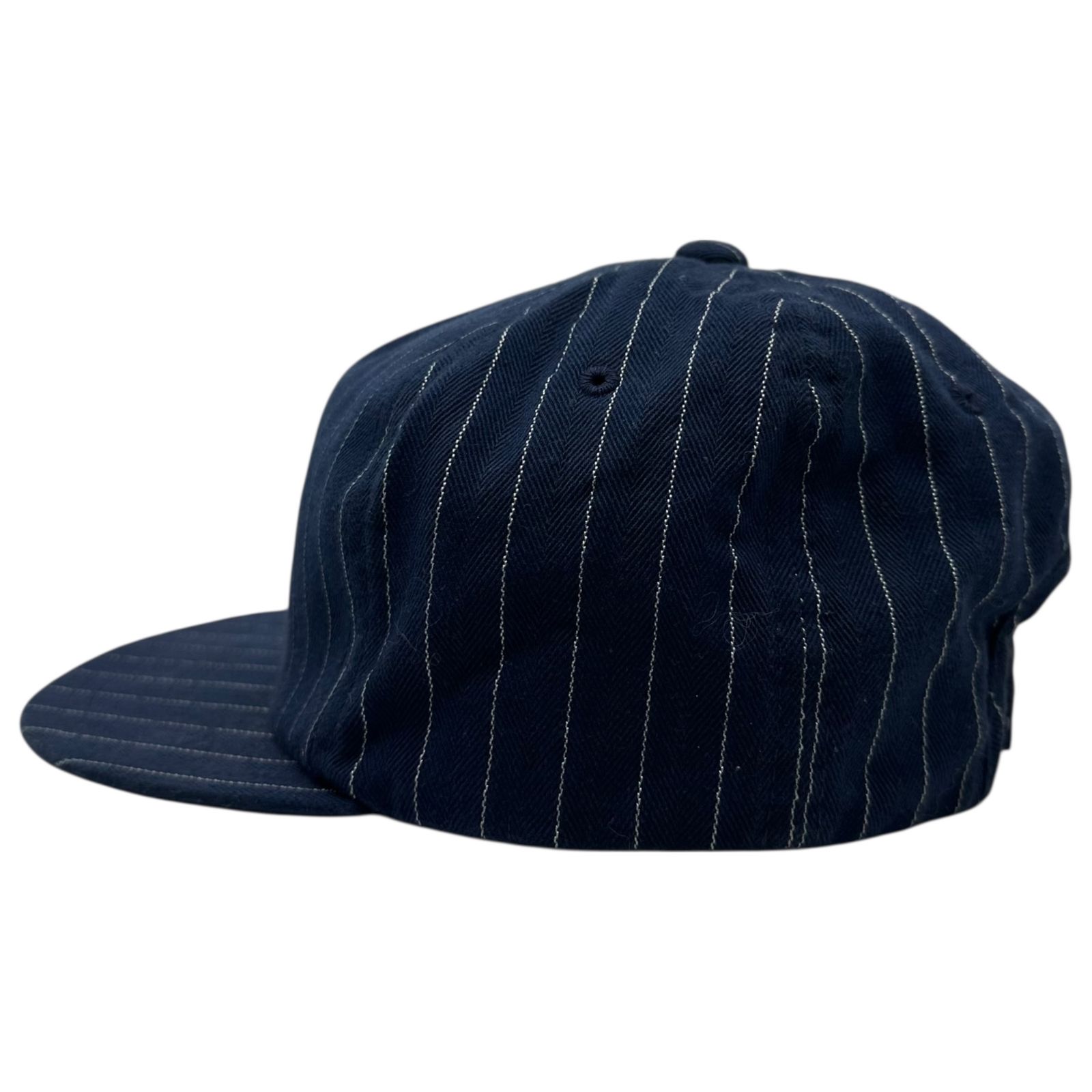TENDERLOIN ストライプキャップ ネイビー TENDERLOIN 'T-TRUCKER CAP SO'トラッカーキャップ ストライプ