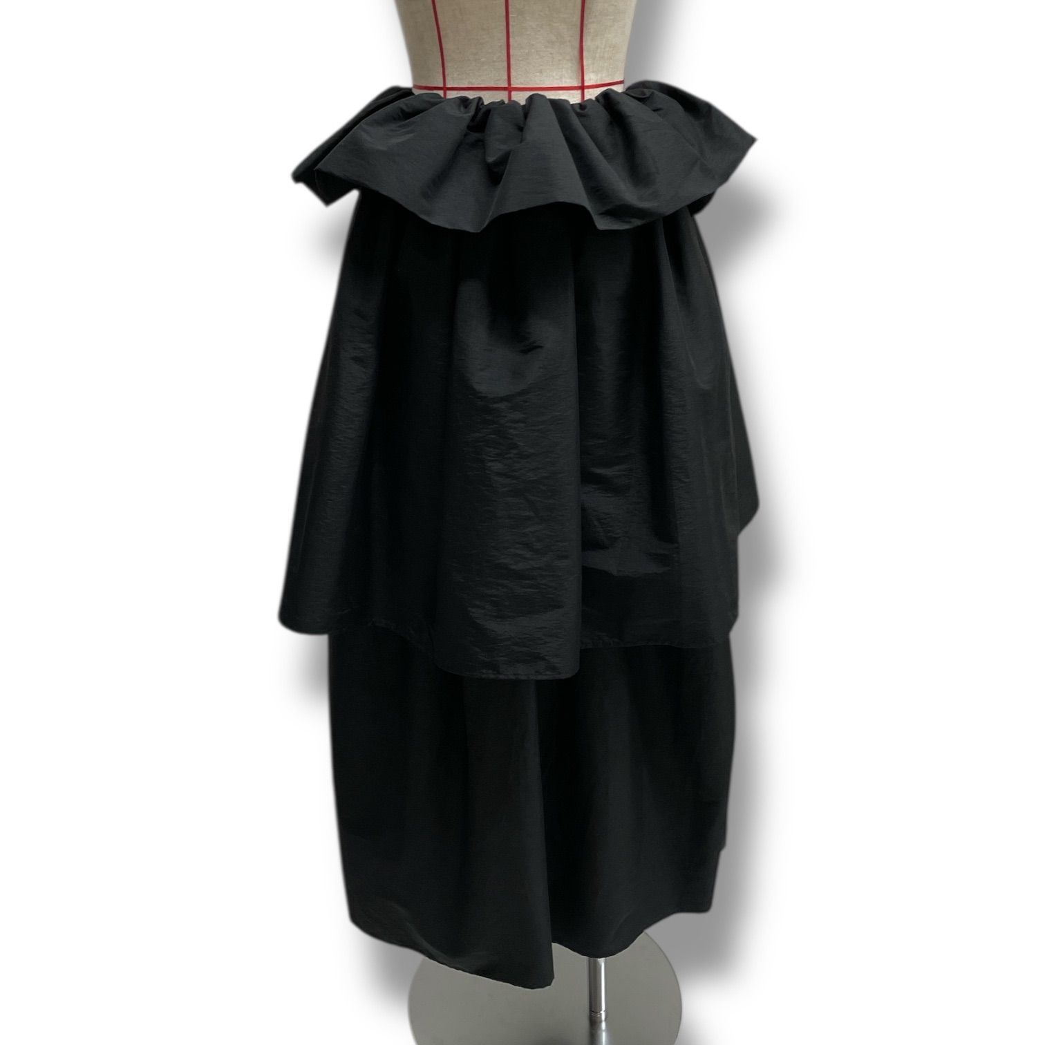新品タグ付　AMOMMA アモマ　ブラック　バルーンスカート　ジプソフィア AMOMMA アモマ VOLUME UP FLARE SKIRT ボリュームアップフレアスカート