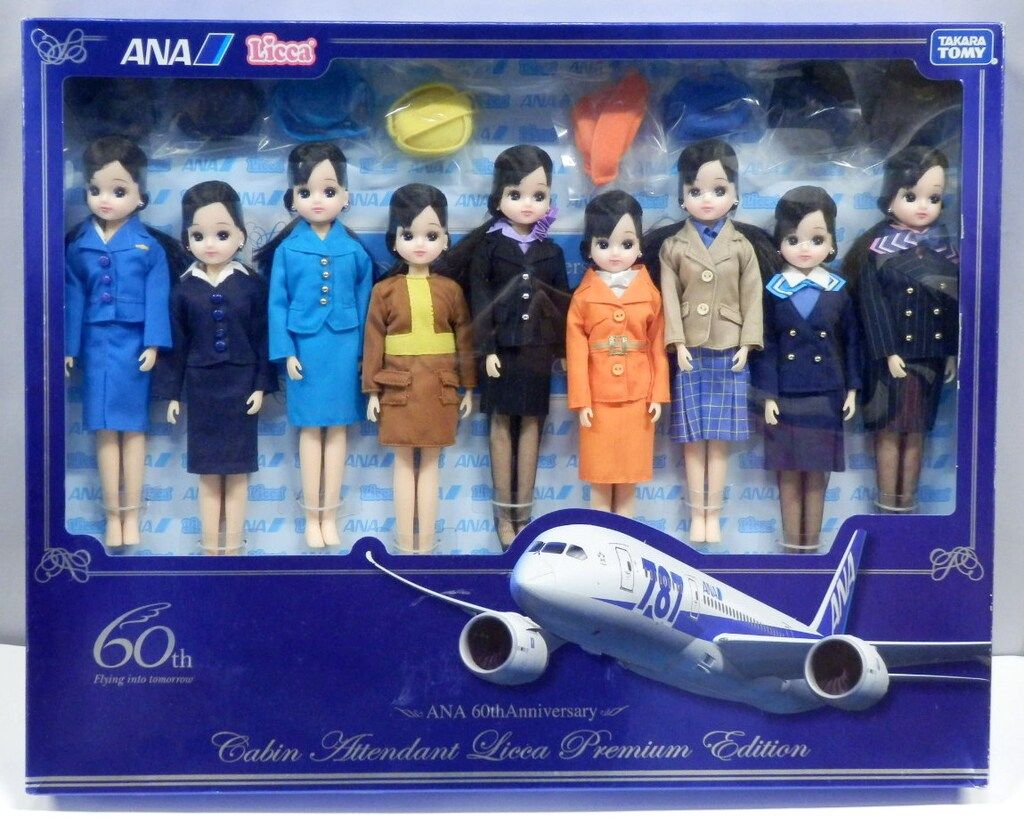 タカラトミー リカちゃん ANA60周年オリジナルキャビンアテンダントリカちゃん エディション