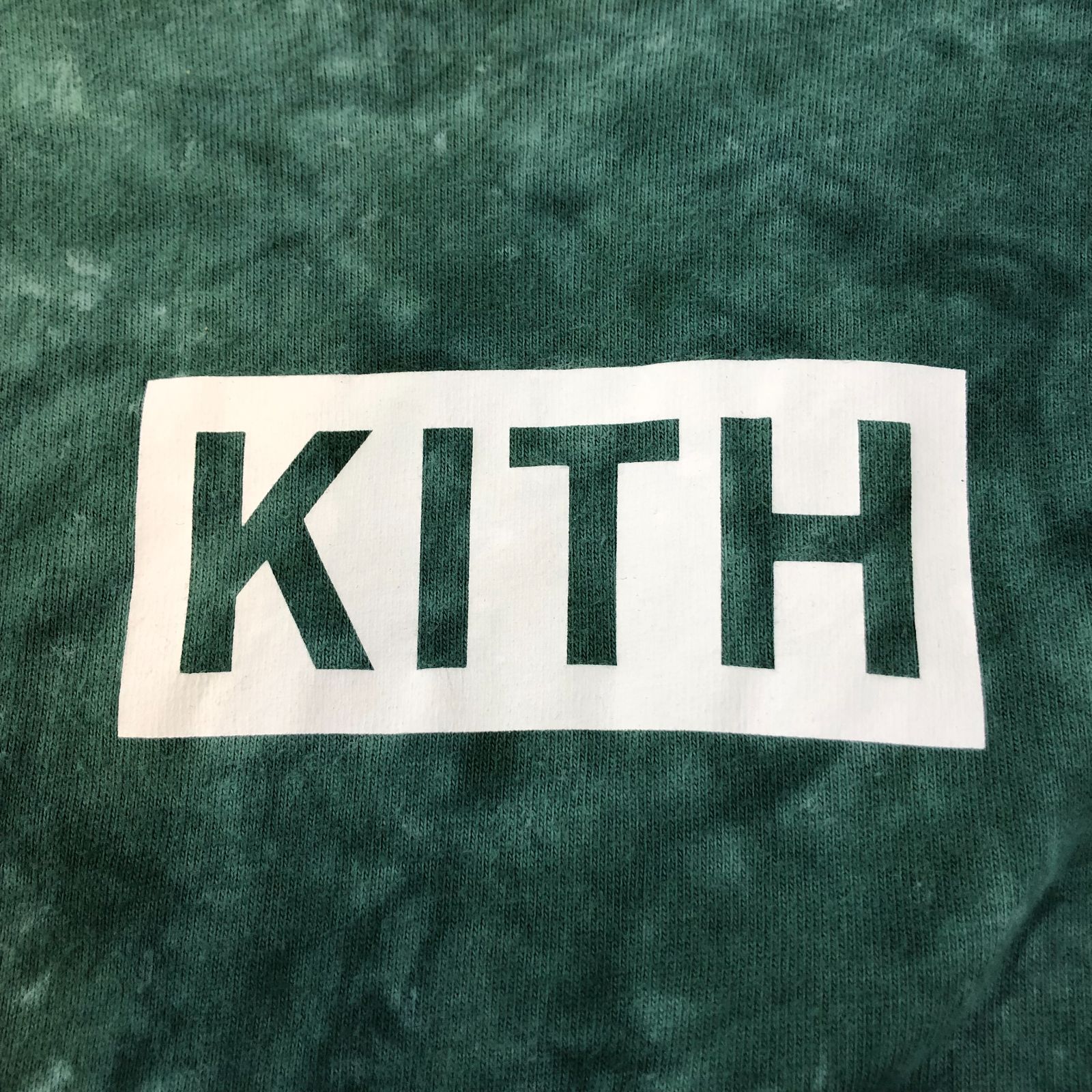 68.KITH タイダイ ボックスロゴ Ｔシャツ Green 【店舗併売品】