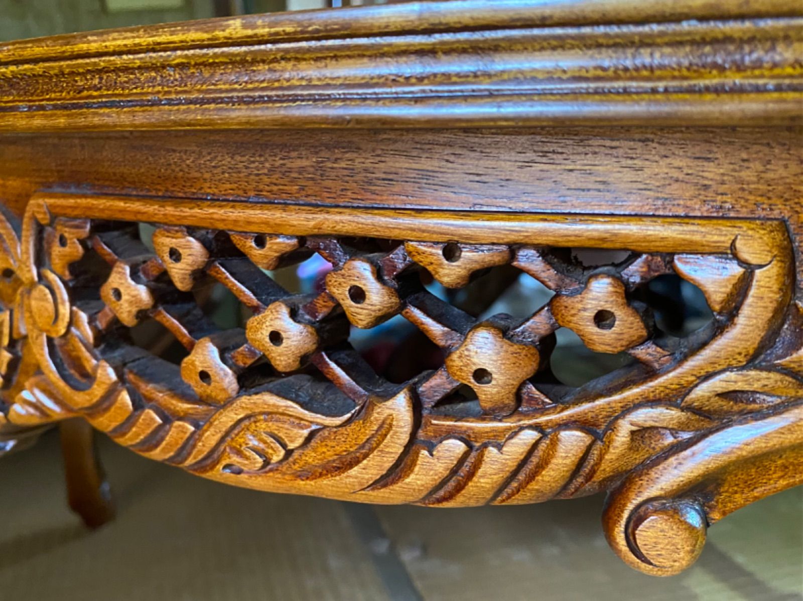 ロココ調　アンティーク　ローテーブル 楽天市場】ロココ調家具 テーブル アンティーク 机 コーヒー