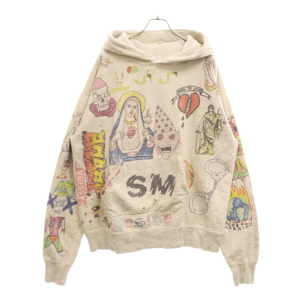 セントマイケル グラフィティ フーディー パーカー 21SS SAINT MICHAEL (セントマイケル) 21SS Graffiti Hoodie
