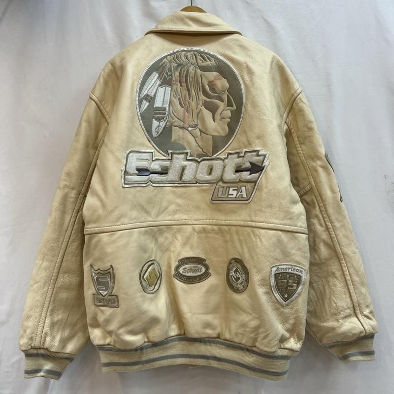 希少 Schott フルデコ スタジャン ショット L schott（ショット）｜スタジャン一覧 - WEAR