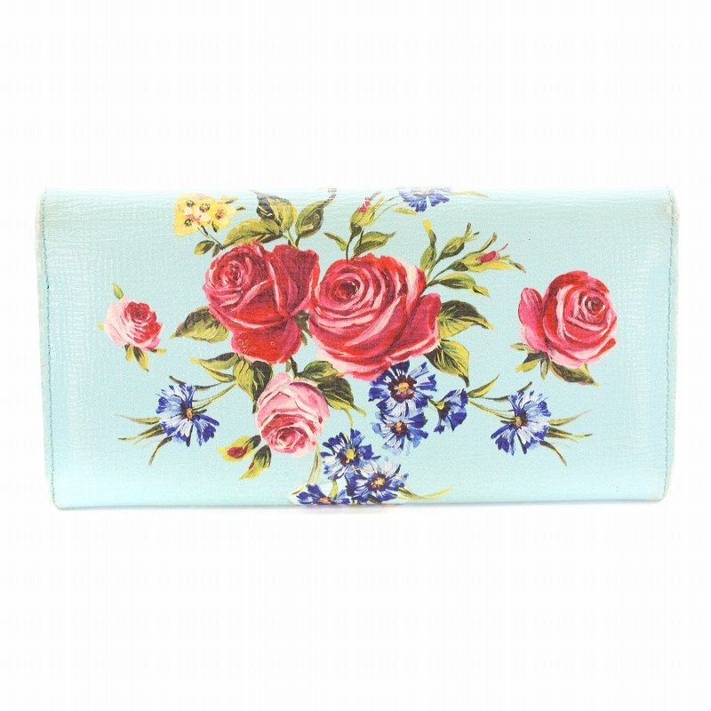 財布ドルチェ&ガッバーナ財布二つ折り薔薇