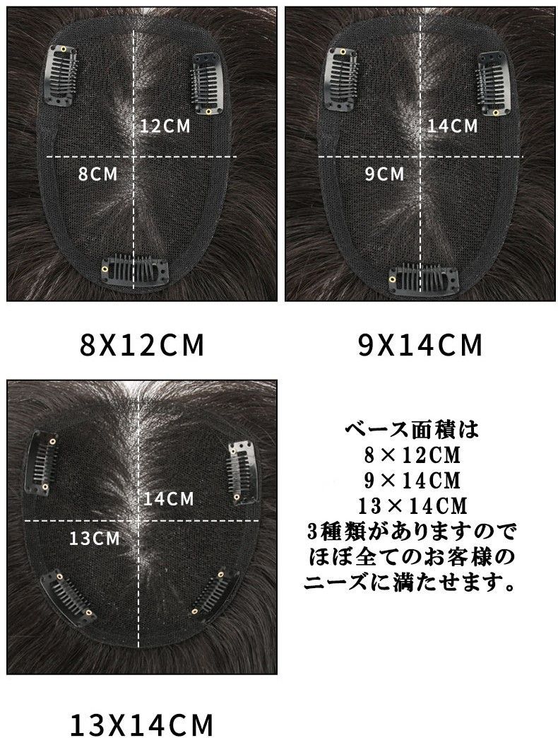 夏用ヘアピース