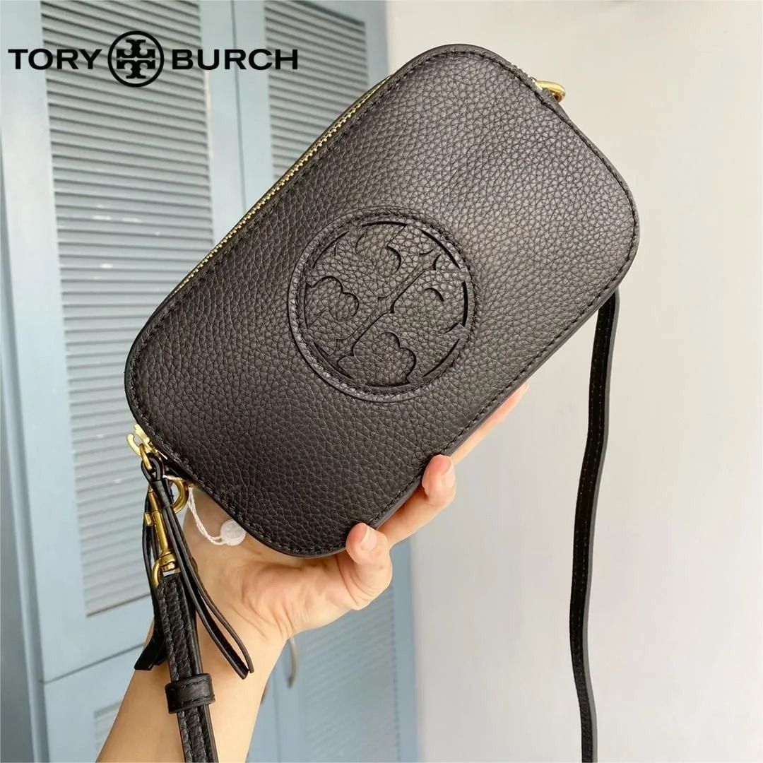 トリーバーチ TORY BURCH ショルダーバッグ MILLER ミニショルダー カメラバッグ クロスボディバッグ アウトレット品 レディース  ブラック#145667 - メルカリ