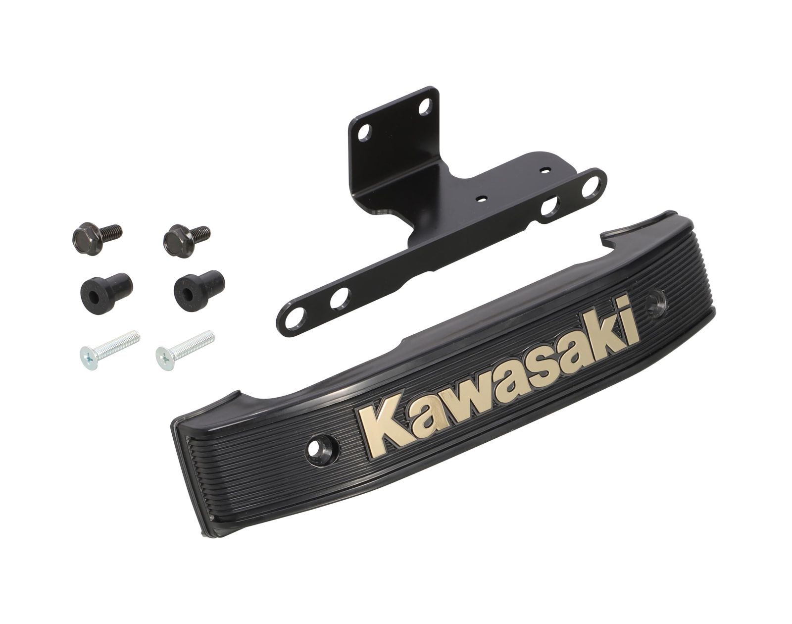 Color ブラック ラージタイプ キタコ KITACO フロントエンブレムキット ブラック ラージタイプ Z900RS SE ZR900C ZR900K ドライブレコーダーカメラ装着可 799-4810000