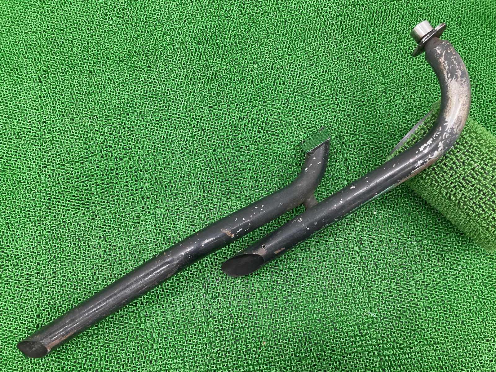 デイトナ製ジャズ マフラー 社外 中古 バイク 部品 AC09 JAZZ ドラッグ