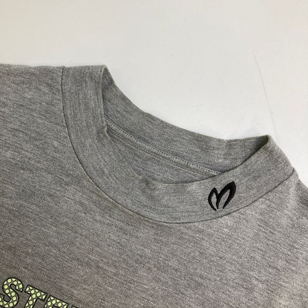 サイズ：0 MASTER BUNNY EDITION マスターバニーエディション  モックネック 半袖Tシャツ  グレー系 [240101481624] ゴルフウェア レディース ストスト MASTER BUNNY EDITION マスターバニーエディション モックネック