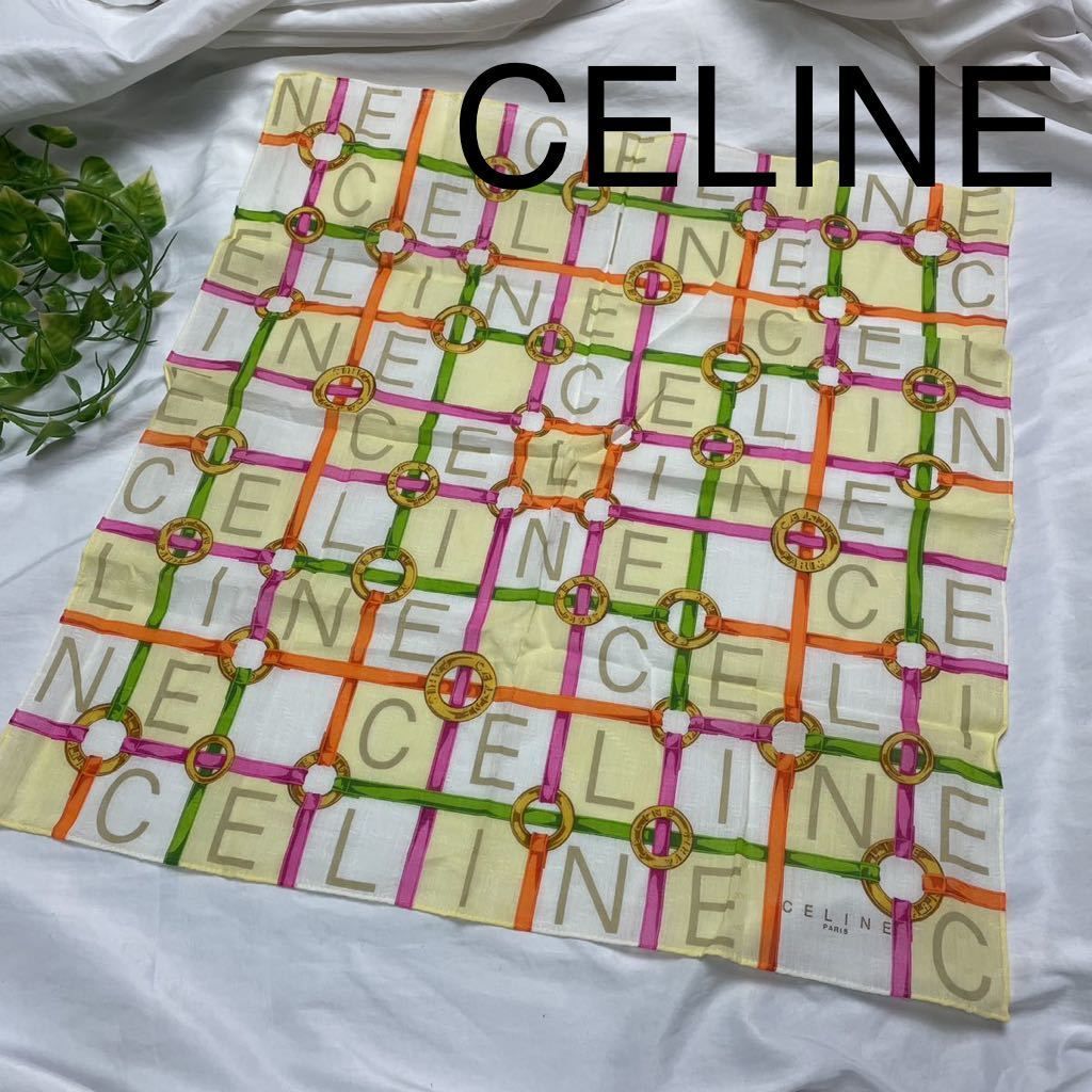www.lacene.fr - セリーヌ CELINE スカーフ ハンカチ 価格比較