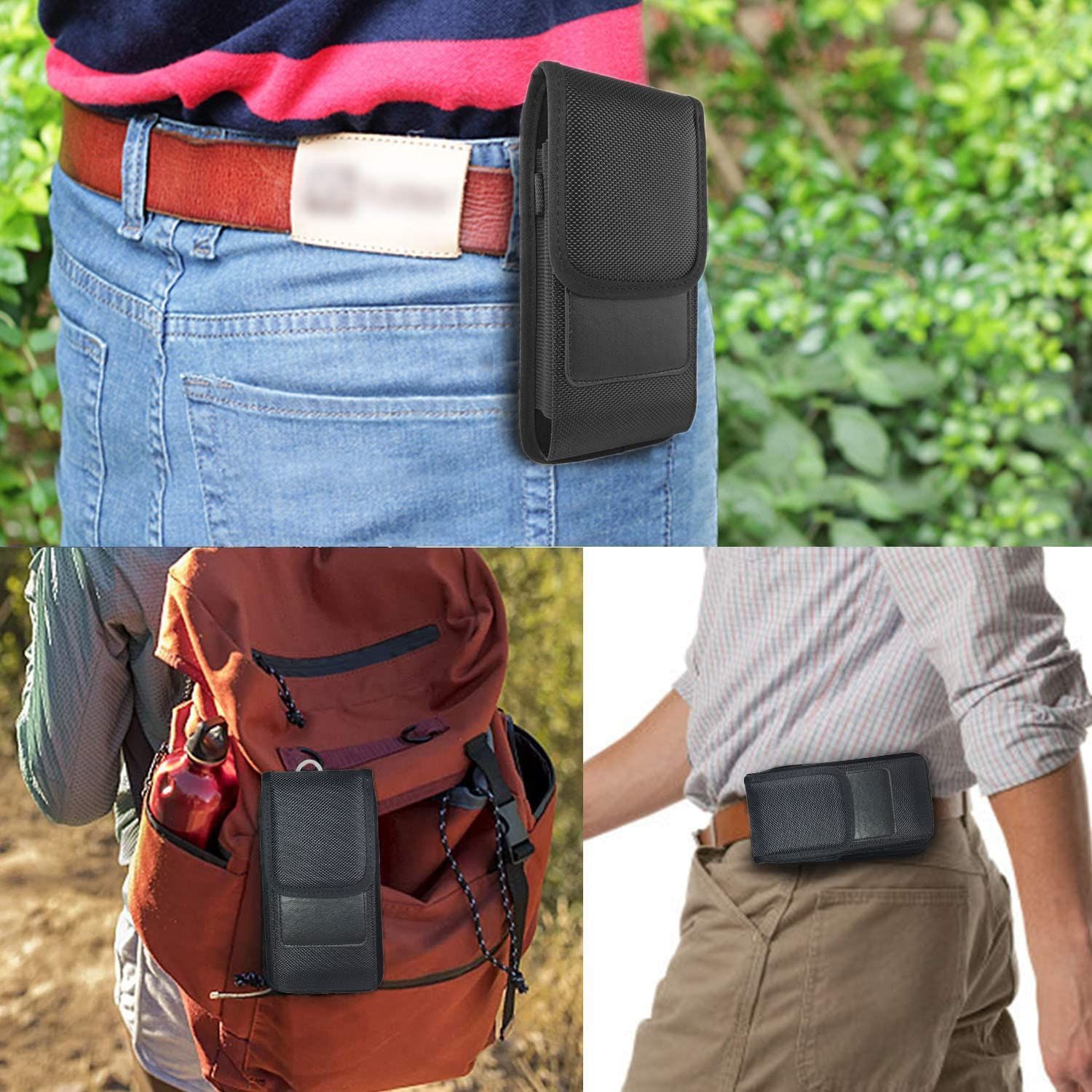 スマホ ポーチ 縦型 QBeau ベルトケース ベルト通し | スマホポーチ QBeau ベルトケース ベルト通し付き 縦型