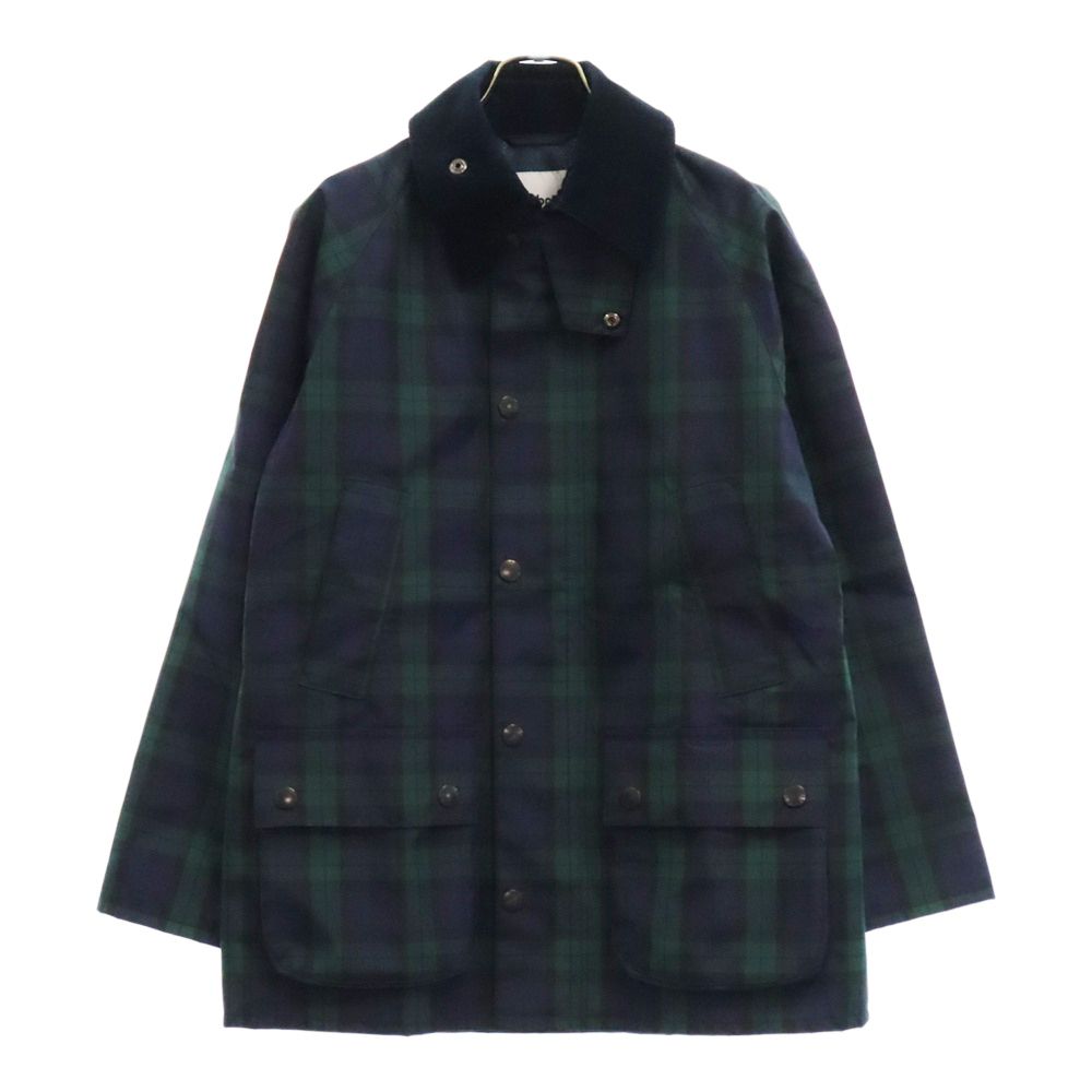 Barbour (バブアー) BEAMS別注 ハイスペックビデイルジャケット ブルー/グリーン 1901192