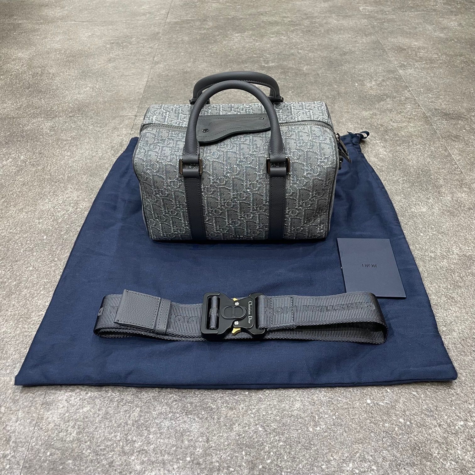 ディオール キャンバスレザー LINGOT26 ハンドバッグ 極美品 Christian Dior クリスチャンディオール ハンドバッグ