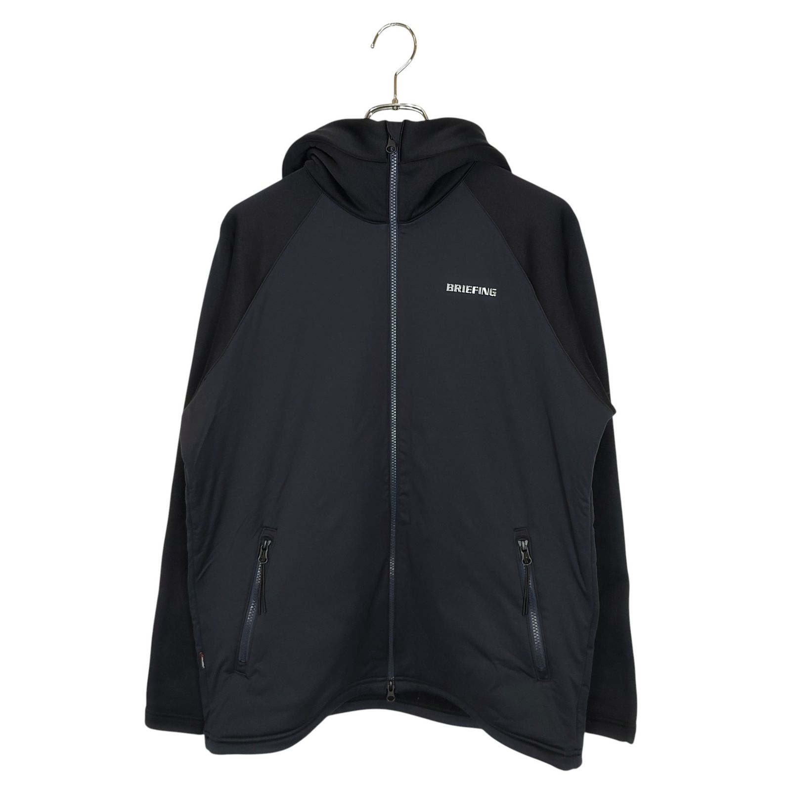 ⓁBRIEFING GOLF ブリーフィングゴルフサイドロゴラインクルーネック