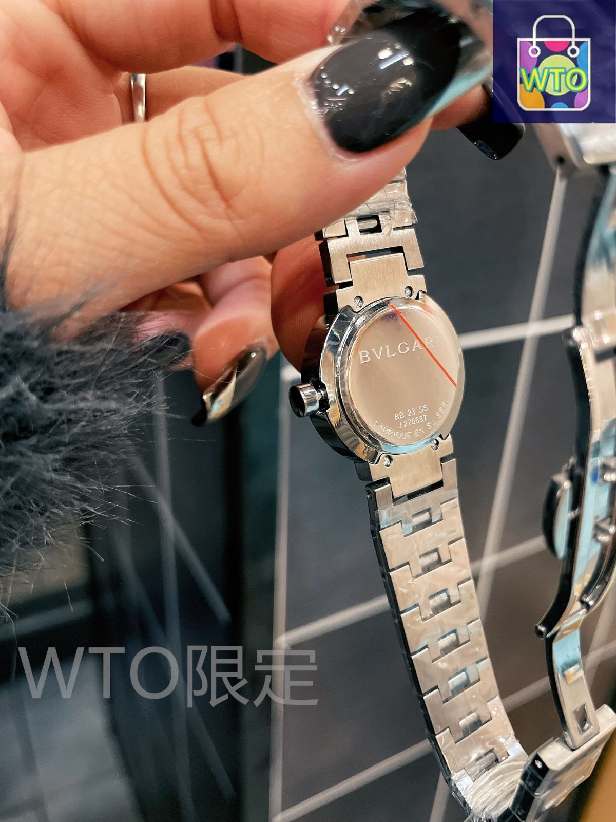 今日WTO】Bulgari ブルガリ B.zero ブラック & シルバー ウォッチ-WTO