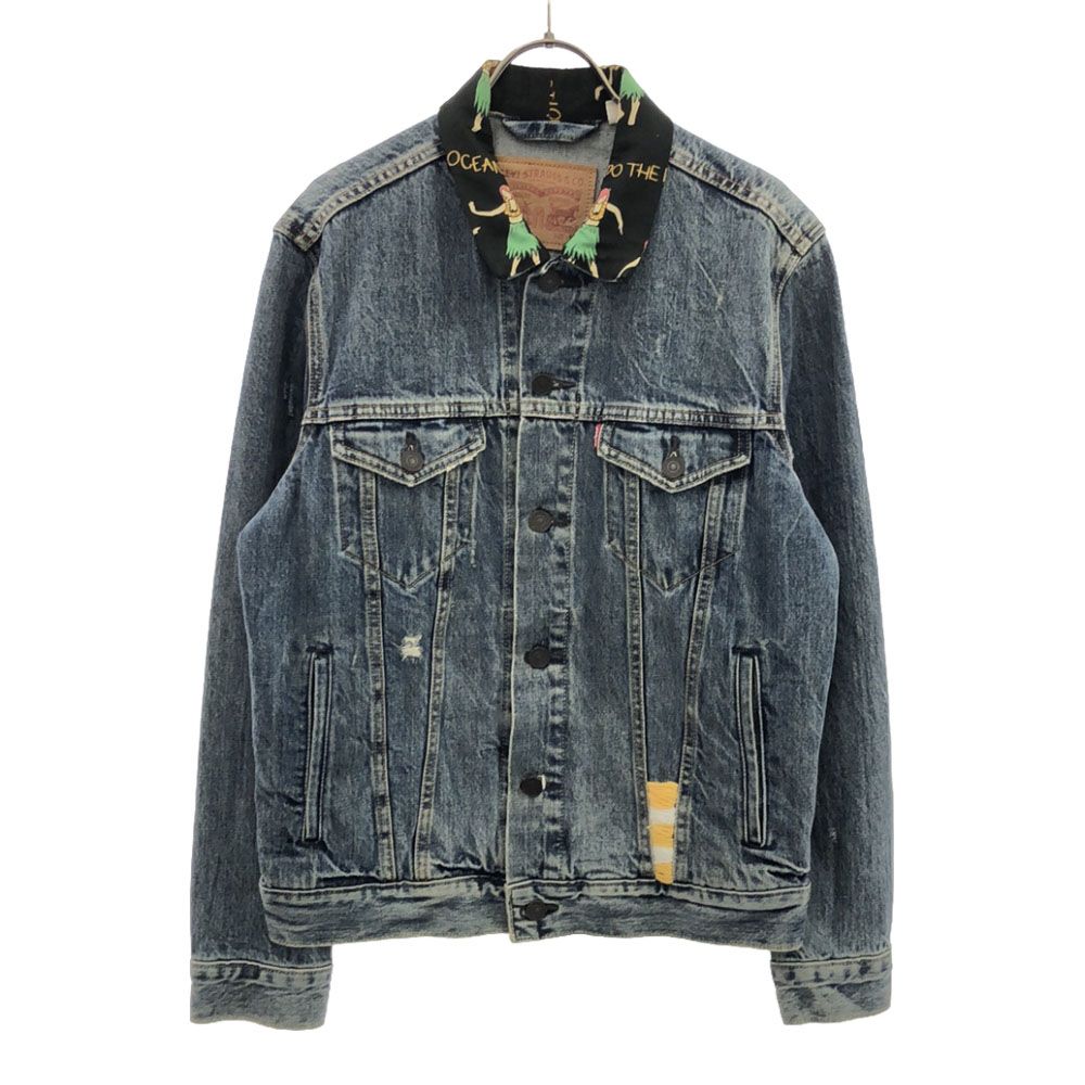 リーバイス デニムジャケット S Levi's ダメージ加工 ジージャン
