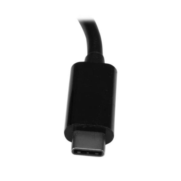 USB-C接続ギガビット有線LANアダプタ 3ポートUSB3.0ハブ搭載