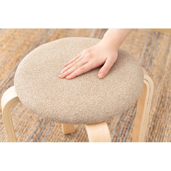 スツール グレーベージュ （約W32×D32×H45cm） 完成品 スツール 完成品