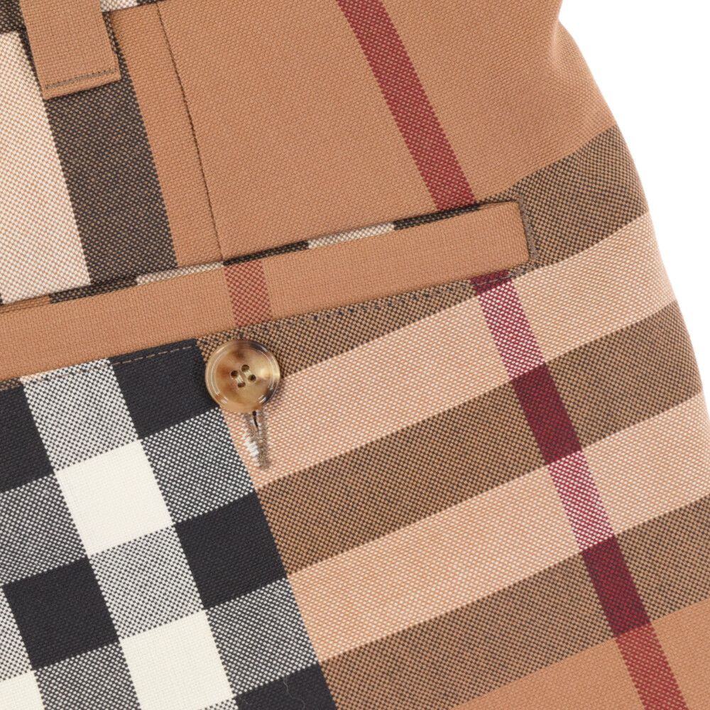BURBERRY (バーバリー) ノバチェック柄 スラックス パンツ 4565217 BURBERRY (バーバリー) ノバチェック柄 スラックス パンツ 4565217