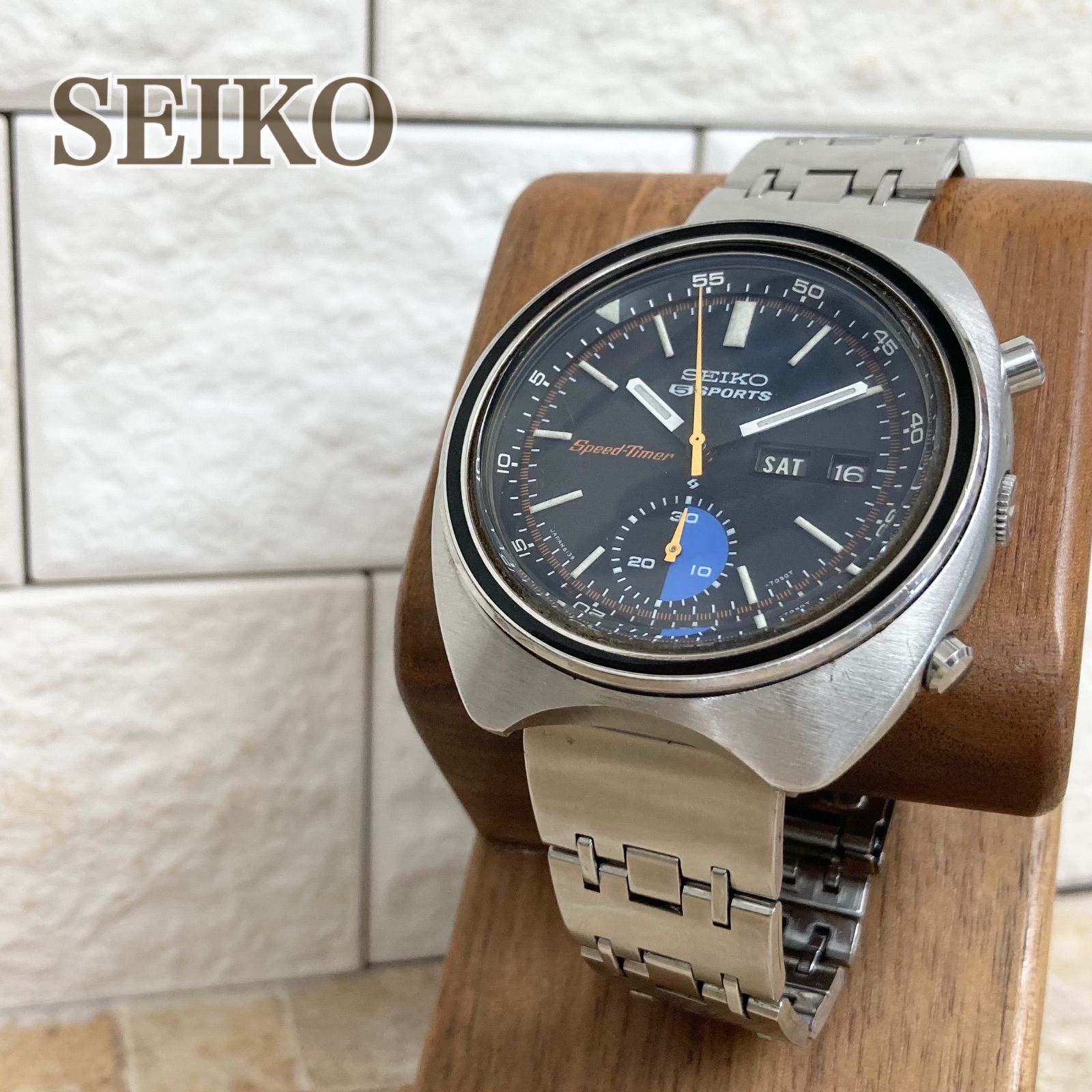 希少】不動 SEIKO 5SPORTS セイコー ファイブスポーツ speed