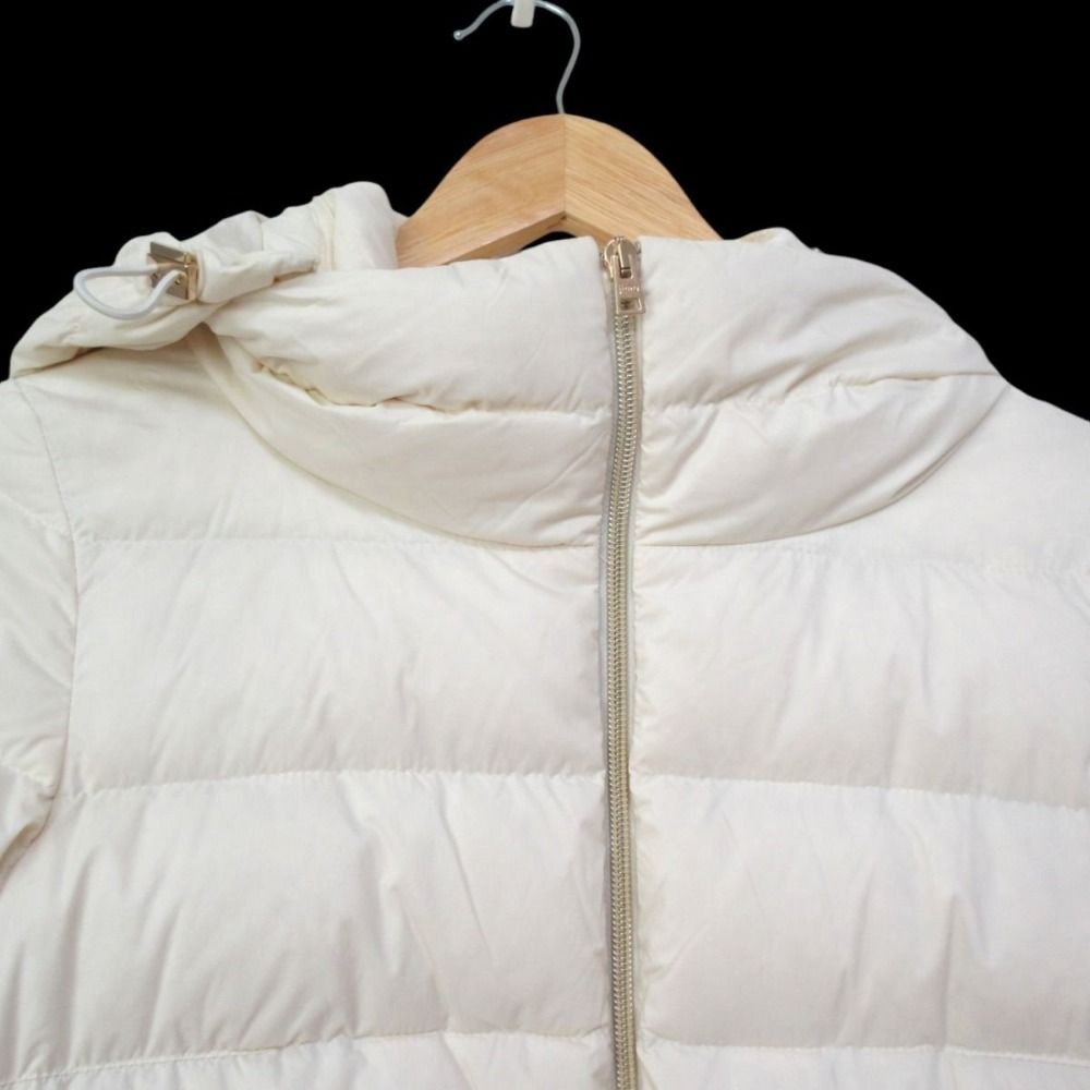 美品 21AW HERNO ヘルノ フード2way ナイロン ダウンコート