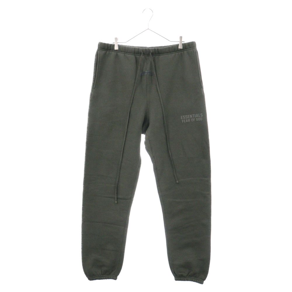 FOG Essentials (エフオージー エッセンシャルズ) 23AW ボンディング ロゴ スウェット ロング パンツ カーキ