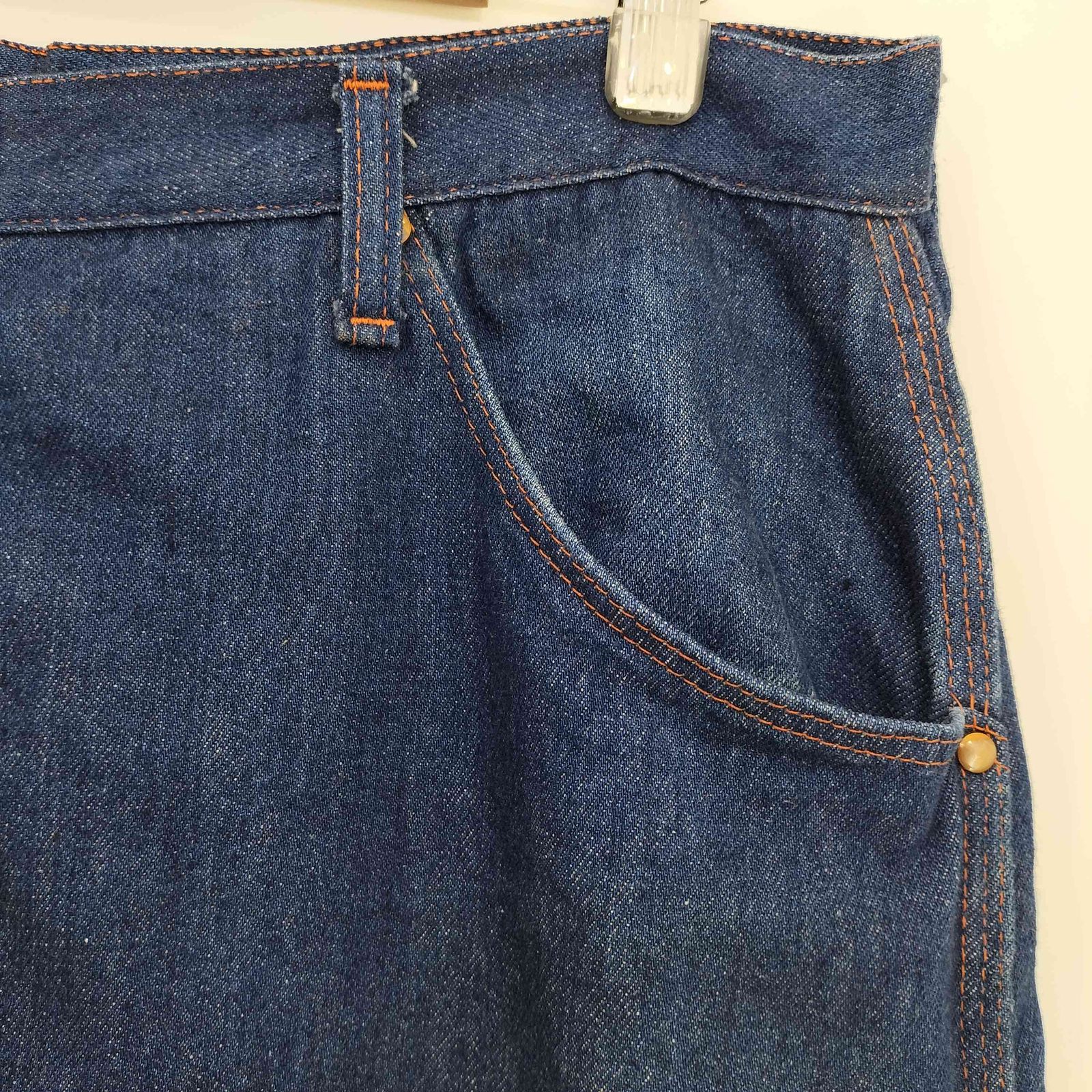 美品 70s JCPenney BIG MAC ペインターデニムパンツ efd655da3b10285b33b272fbe3133e