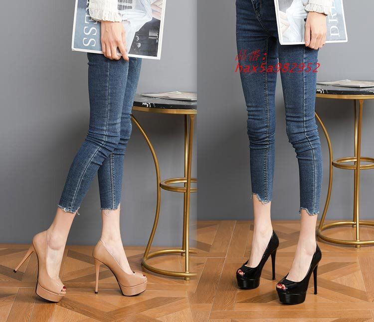 オープントゥ ハイヒール