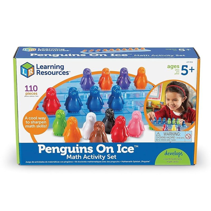  ラーニング リソーシーズ Penguins on Ice TM Math Activity Set 算数ゲーム ペンギンと一緒に計算しよう LER 1 おもちゃ 犬用品
