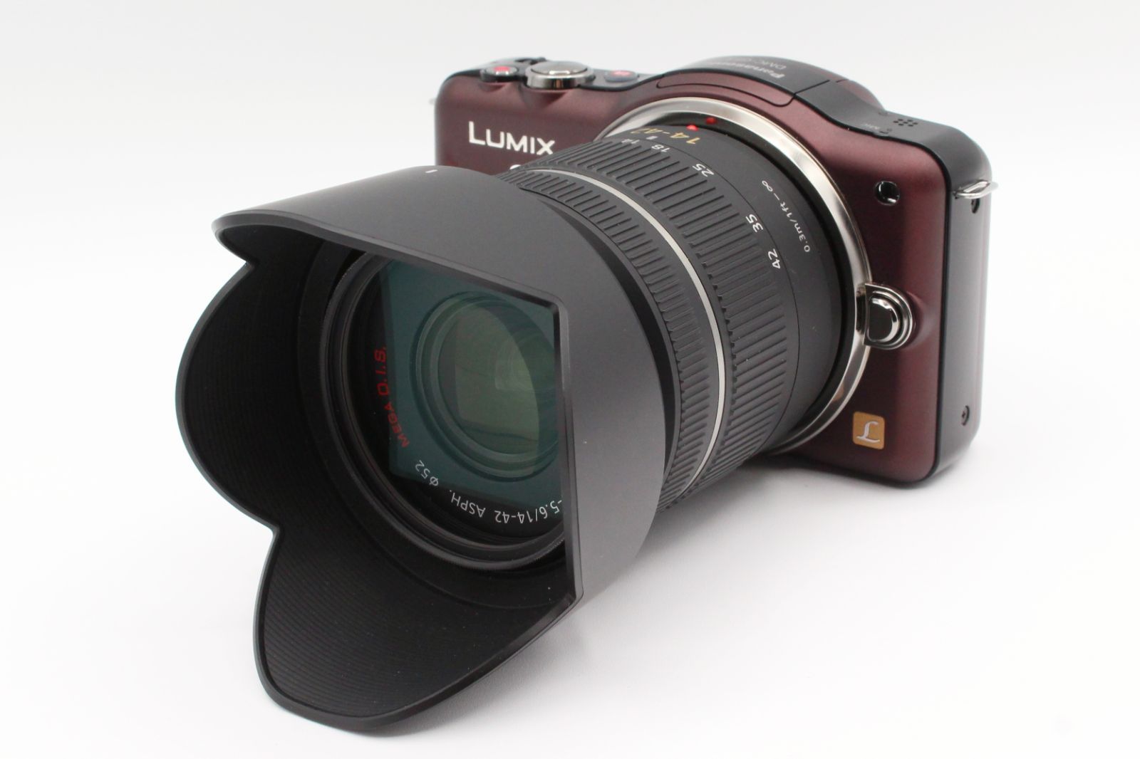 パナソニック Panasonic ルミックス LUMIX DMC-GF3レンズキット 付属品多数 ブラウン タッチパネル ♯349