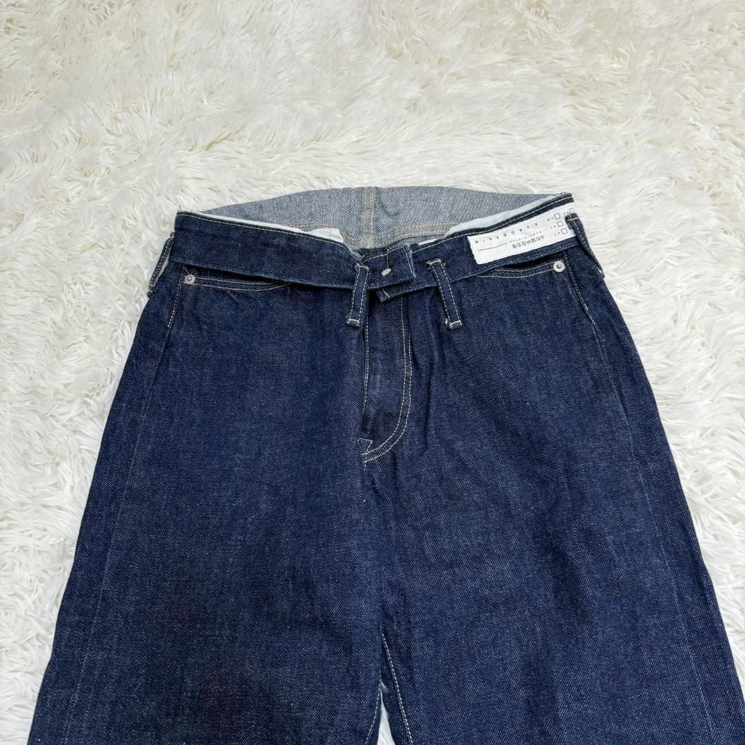 KURODENIM クロデニム ウエスト折り返しデザインデニムパンツ □