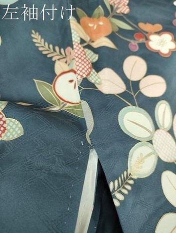 平和屋着物○十日町老舗ブランド 吉澤友禅 吾妻徳穂 振袖 駒刺繍 橘 暈