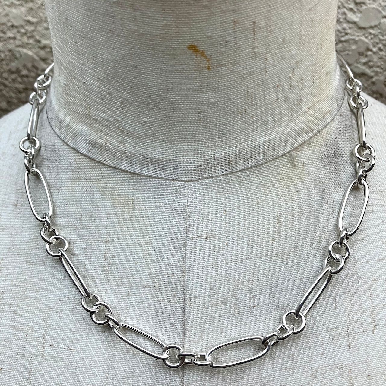 SILVER925 DESIGN MANTEL CHAIN NECKLACE /シルバー/ネックレス