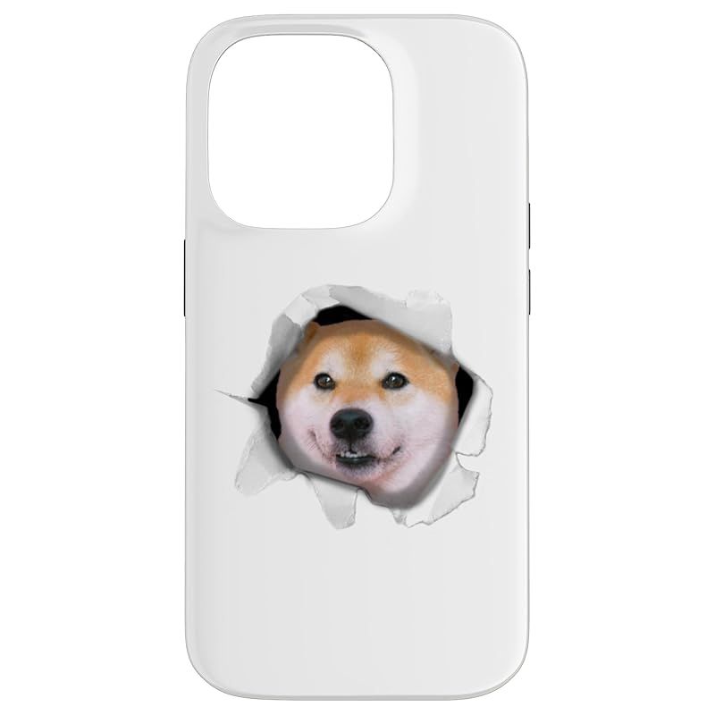 新品　iPhone 14 Pro かわいい柴犬シャツ 犬 子犬愛好家 男性 女性 男の子 女の子 スマホケース