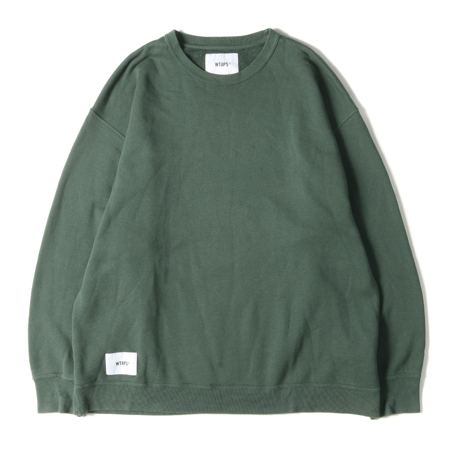 WTAPS CREW NECK 01  SWEATER GREEN  XL新品未使用