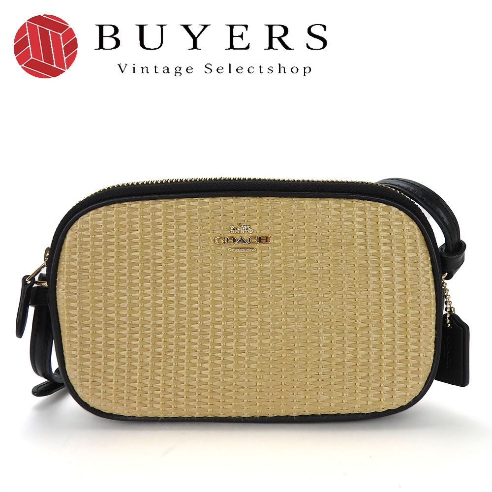 COACH ショルダーバッグ ベージュ/ブラック 中古 コーチ ショルダー 