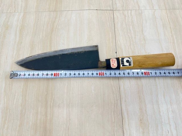 小山手打刃物 包丁 【中古】熊本県伝統工芸品 刃渡約19.5cm 調理器具